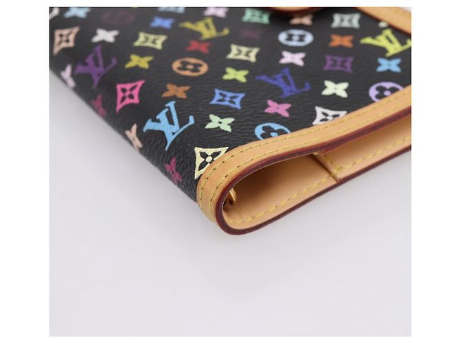 LOUIS VUITTON Monogram Multicolor Agenda PM Planner Black R20895 Auth BA15508V Nero - vista 14