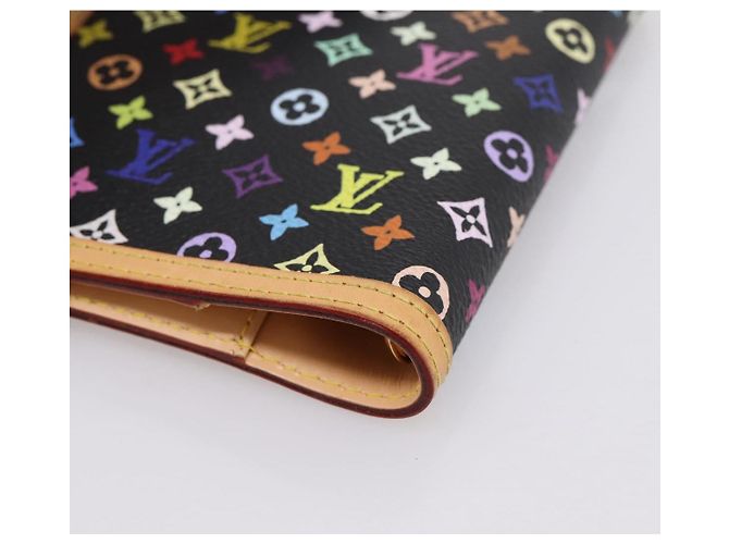 LOUIS VUITTON Monogram Multicolor Agenda PM Planner Black R20895 Auth BA15508V Nero - vista 15