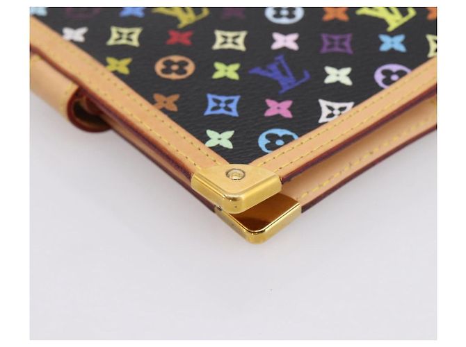 LOUIS VUITTON Monogram Multicolor Agenda PM Planner Black R20895 Auth BA15508V Nero - vista 16