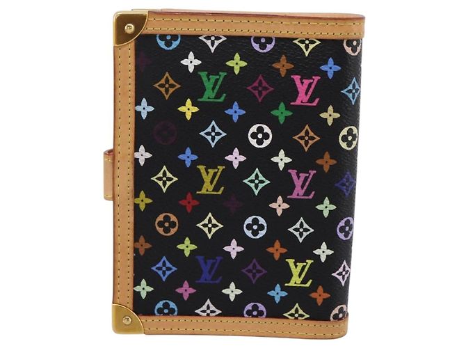 LOUIS VUITTON Monogram Multicolor Agenda PM Planner Black R20895 Auth BA15508V Nero - vista 2
