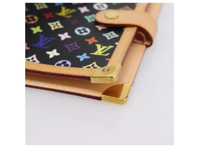 LOUIS VUITTON Monogram Multicolor Agenda PM Planner Black R20895 Auth BA15508V Nero - vista 7