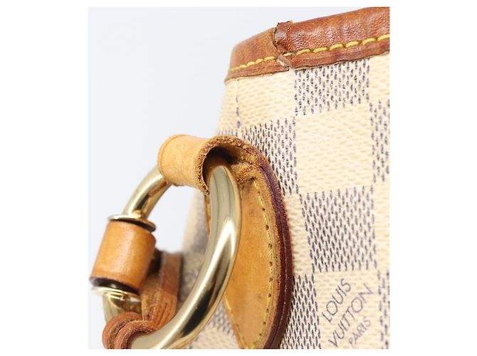 Borsa a tracolla LOUIS VUITTON Damier Azur Delightful PM N41447 LV Auth 204440 - vista 10