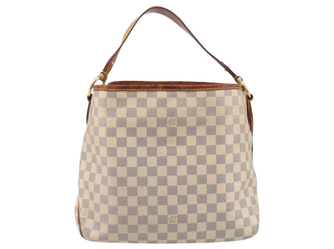 Borsa a tracolla LOUIS VUITTON Damier Azur Delightful PM N41447 LV Auth 204440 - vista 2