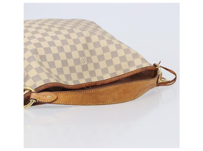 Borsa a tracolla LOUIS VUITTON Damier Azur Delightful PM N41447 LV Auth 204440 - vista 7