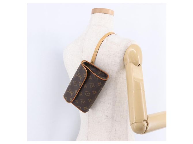 LOUIS VUITTON Monogram Pochette Florentine Waist Bag M51855 LV Auth 203071V Monogramma - vista 25