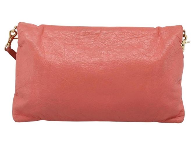 Borsa a tracolla BALENCIAGA Giant Envelope in pelle Pink Gold Auth 204813A Rosa D'oro - vista 2