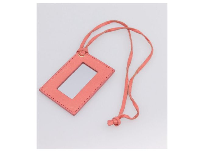 Borsa a tracolla BALENCIAGA Giant Envelope in pelle Pink Gold Auth 204813A Rosa D'oro - vista 25