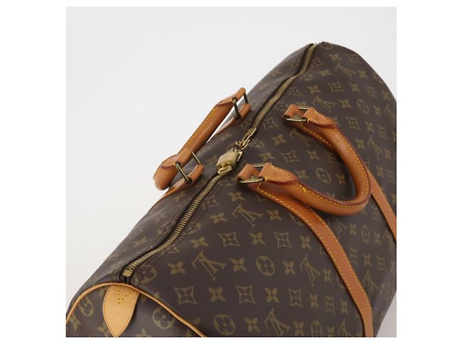LOUIS VUITTON Monogram Keepall 50 Boston Bag M41426 LV Auth 200838V Monogramm - Ansicht 6