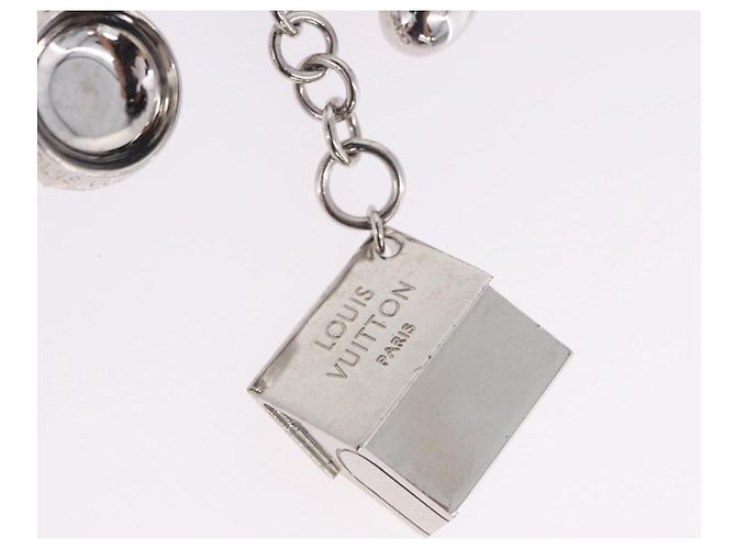 LOUIS VUITTON Bijoux Sack Baxter Charm Metal Silver M65178 LV Auth ar14252V Argento - vista 3