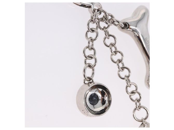LOUIS VUITTON Bijoux Sack Baxter Charm Metal Silver M65178 LV Auth ar14252V Argento - vista 4