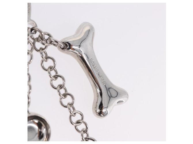 LOUIS VUITTON Bijoux Sack Baxter Charm Metal Silver M65178 LV Auth ar14252V Argento - vista 5