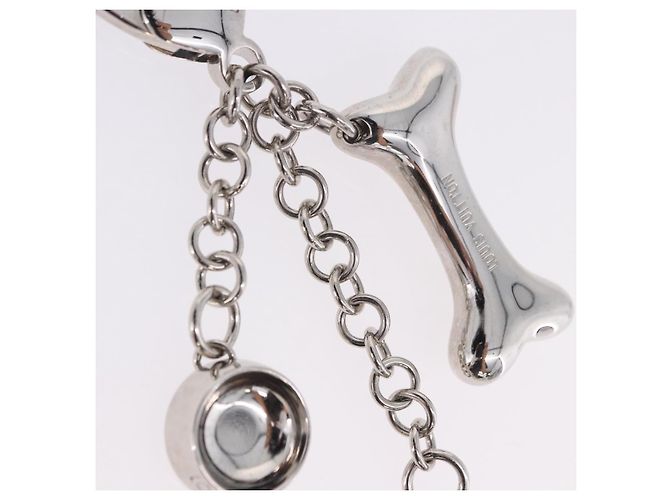 LOUIS VUITTON Bijoux Sack Baxter Charm Metal Silver M65178 LV Auth ar14252V Argento - vista 6