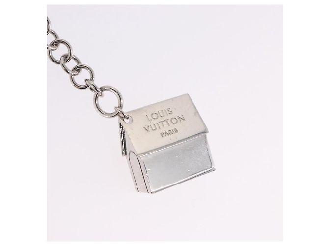 LOUIS VUITTON Bijoux Sack Baxter Charm Metal Silver M65178 LV Auth ar14252V Argento - vista 8