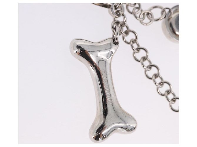 LOUIS VUITTON Bijoux Sack Baxter Charm Metal Silver M65178 LV Auth ar14252V Argento - vista 9