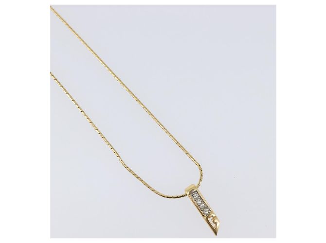 Collier GIVENCHY Métal Ensemble de 4 Argent et Doré Auth SW2856 Argenté - vue 14