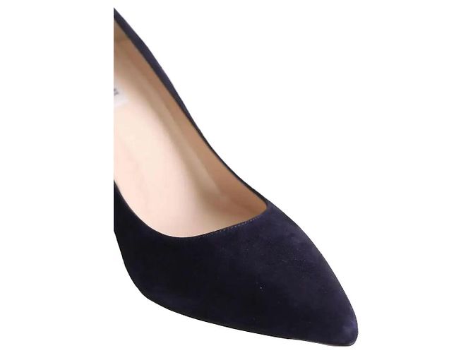 Décolleté Fern Lk Bennett in camoscio blu navy - vista 4