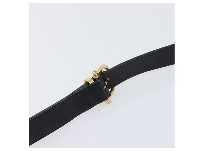 Céline CELINE Macadam Schultertasche PVC Leder Schwarz Goldfarben Auth BA15505 - Ansicht 15