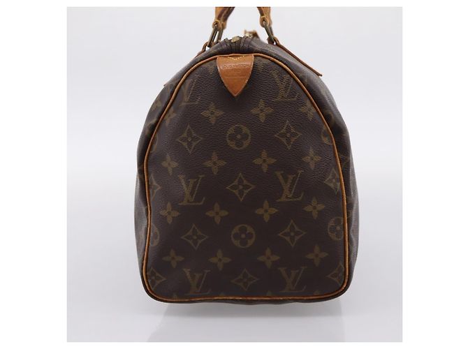 Borsa a mano LOUIS VUITTON Monogram Speedy 30 M41526 LV Auth 201356 Monogramma - vista 3