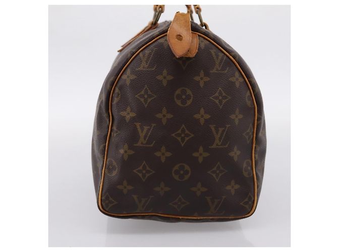 Borsa a mano LOUIS VUITTON Monogram Speedy 30 M41526 LV Auth 201356 Monogramma - vista 4