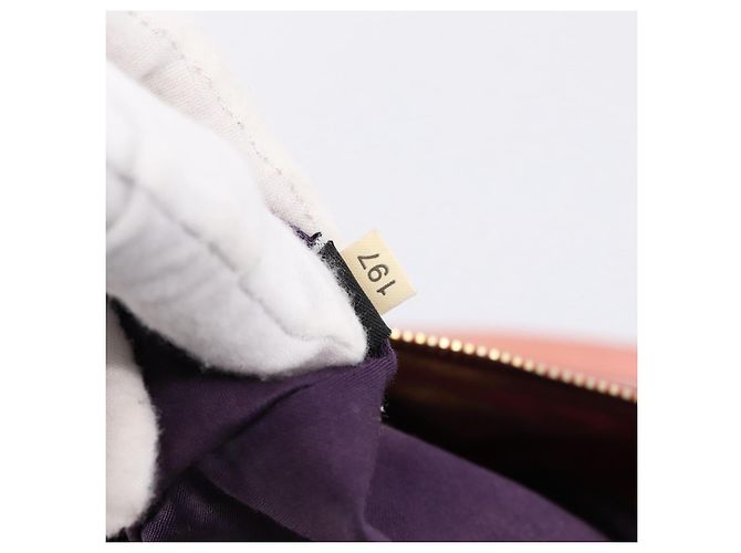 Borsa a mano Miu Miu Vitellolux in pelle 2way Pink Gold Auth 205828V Rosa D'oro - vista 12