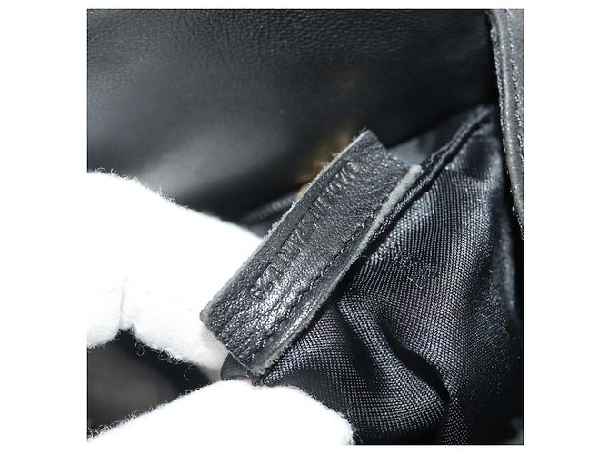 LOEWE Handtasche aus Leder Schwarz Gold authentisch 204858 Golden - Ansicht 12