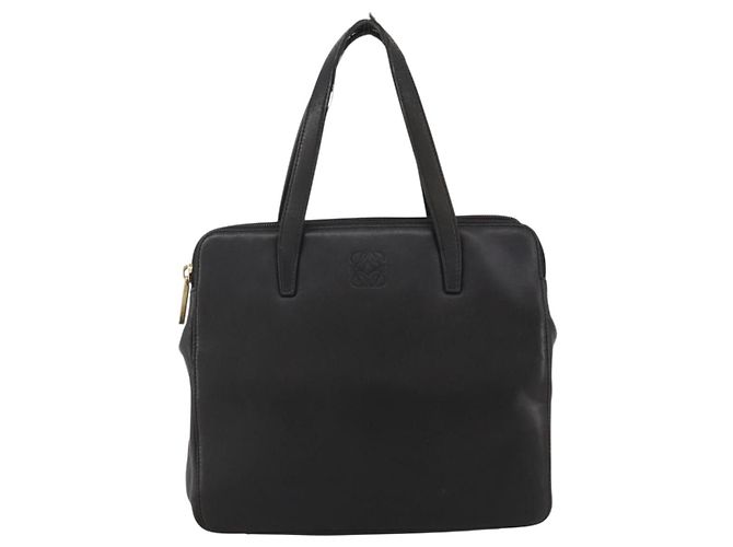 LOEWE Handtasche aus Leder Schwarz Gold authentisch 204858 Golden - Ansicht 13
