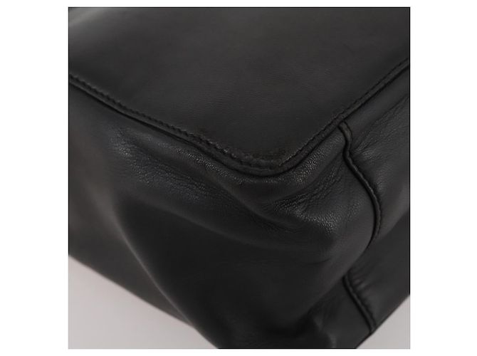 LOEWE Handtasche aus Leder Schwarz Gold authentisch 204858 Golden - Ansicht 14
