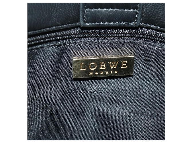 LOEWE Handtasche aus Leder Schwarz Gold authentisch 204858 Golden - Ansicht 19