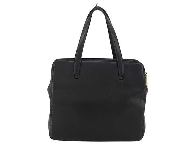LOEWE Handtasche aus Leder Schwarz Gold authentisch 204858 Golden - Ansicht 2