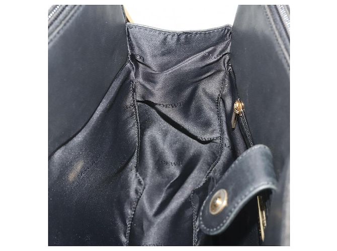 LOEWE Handtasche aus Leder Schwarz Gold authentisch 204858 Golden - Ansicht 21