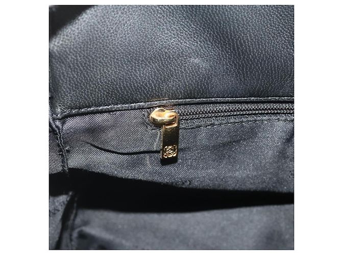 LOEWE Handtasche aus Leder Schwarz Gold authentisch 204858 Golden - Ansicht 22