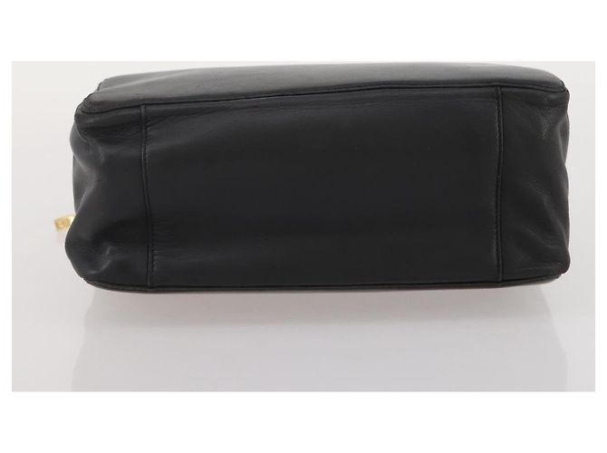 LOEWE Handtasche aus Leder Schwarz Gold authentisch 204858 Golden - Ansicht 5