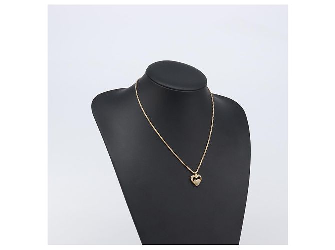 Collana Christian Dior Metallo Tono Oro Auth 203715 - vista 14