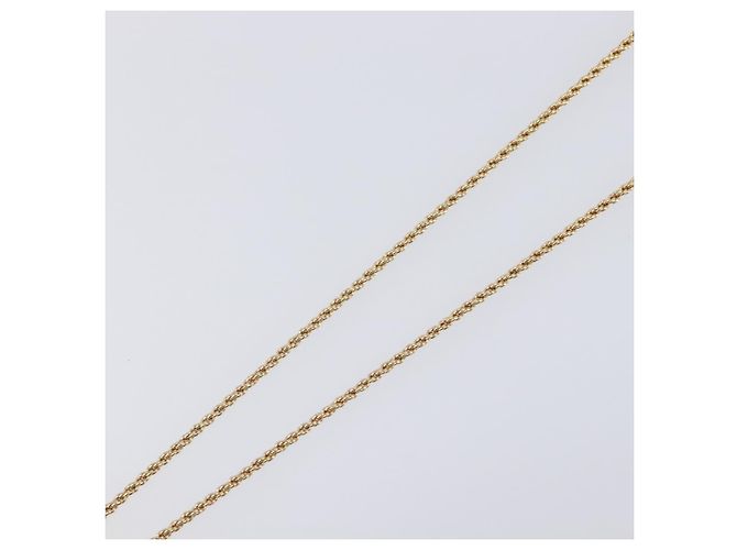 Collana Christian Dior Metallo Tono Oro Auth 203715 - vista 5
