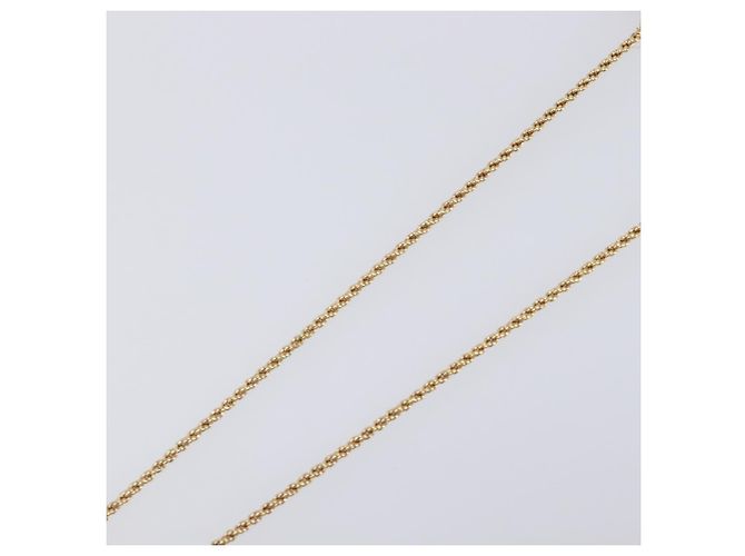 Collana Christian Dior Metallo Tono Oro Auth 203715 - vista 6