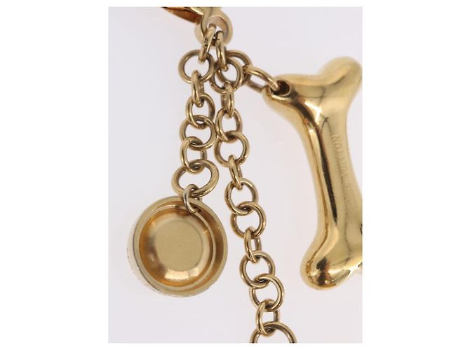 LOUIS VUITTON Bijoux Sack Baxter Charm Metal Gold Tone M65177 LV Auth ar14253V - vista 10