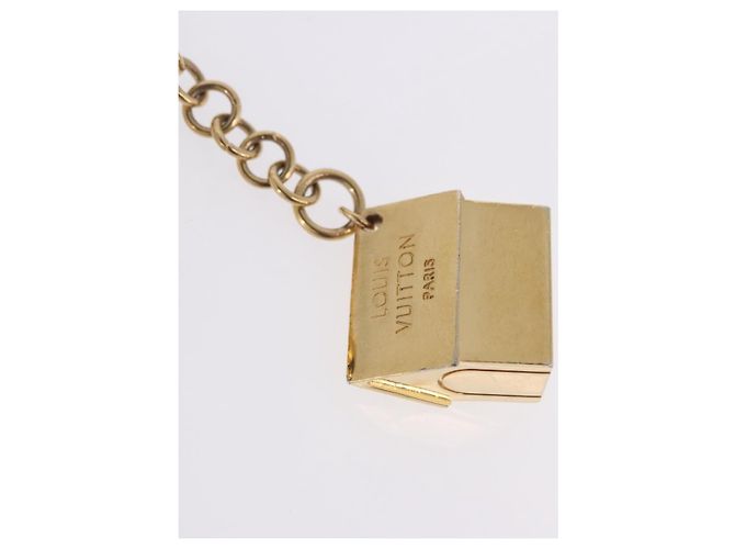 LOUIS VUITTON Bijoux Sack Baxter Charm Metal Gold Tone M65177 LV Auth ar14253V - vista 3