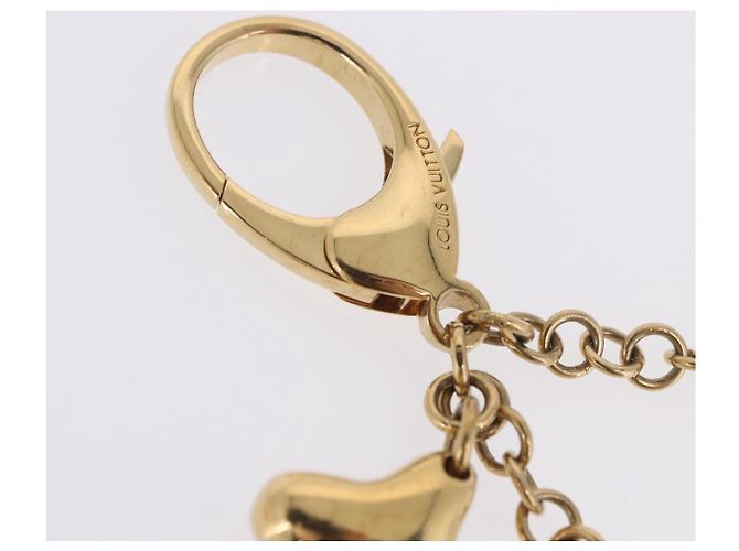 LOUIS VUITTON Bijoux Sack Baxter Charm Metal Gold Tone M65177 LV Auth ar14253V - vista 7