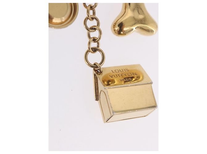 LOUIS VUITTON Bijoux Sack Baxter Charm Metal Gold Tone M65177 LV Auth ar14253V - vista 8
