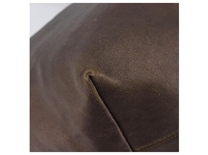 Saco Tote LOEWE em couro marrom Auth 201519 - vista 16