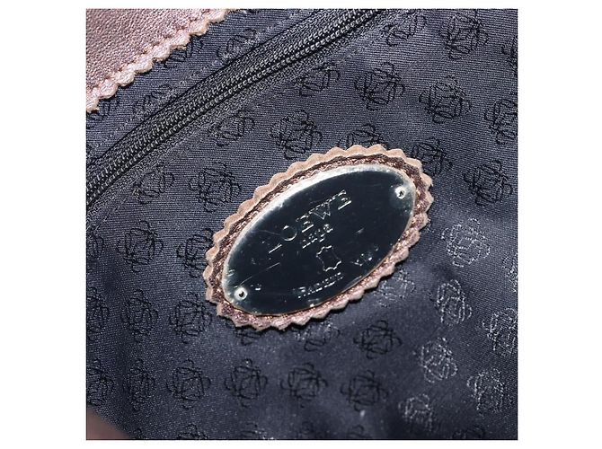 Saco Tote LOEWE em couro marrom Auth 201519 - vista 18