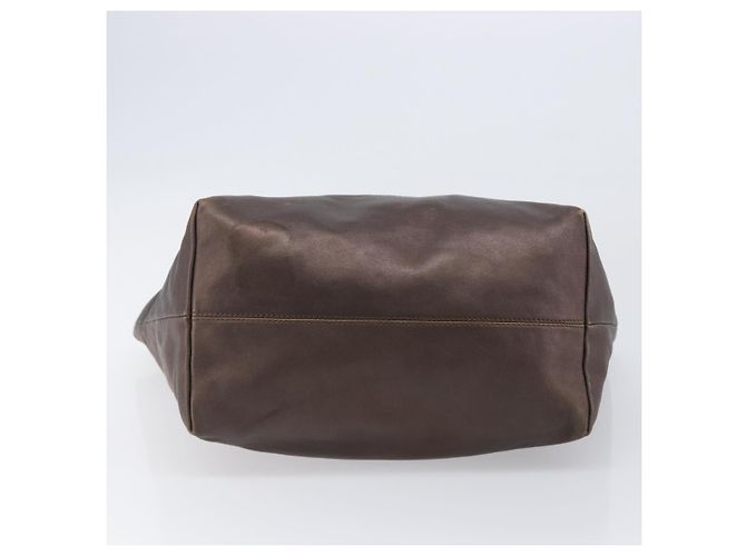 Saco Tote LOEWE em couro marrom Auth 201519 - vista 5