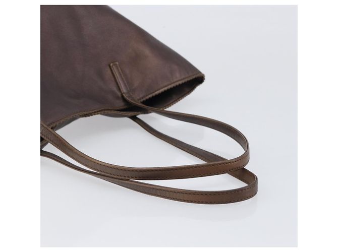 Saco Tote LOEWE em couro marrom Auth 201519 - vista 7