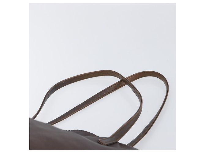 Saco Tote LOEWE em couro marrom Auth 201519 - vista 8