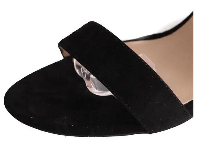 Sandali Helena Lk Bennett in camoscio nero - vista 5