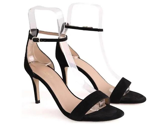 Sandali Helena Lk Bennett neri in camoscio Nero - vista 3