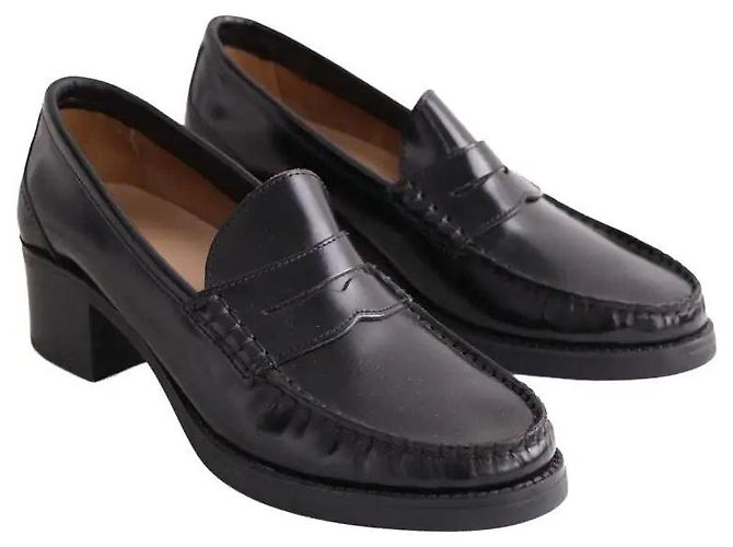 Mocassini Manon in pelle neri Lk Bennett Nero - vista 3