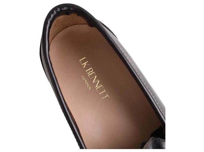 Mocassini Manon in pelle neri Lk Bennett Nero - vista 5