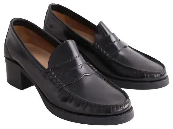Mocassini Manon in pelle neri Lk Bennett Nero - vista 3