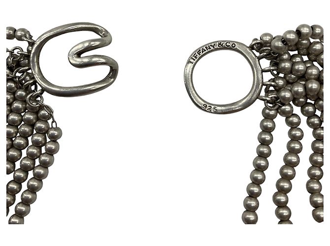 Collana girocollo Torsade a più fili in argento sterling con perline Tiffany & Co. - vista 4